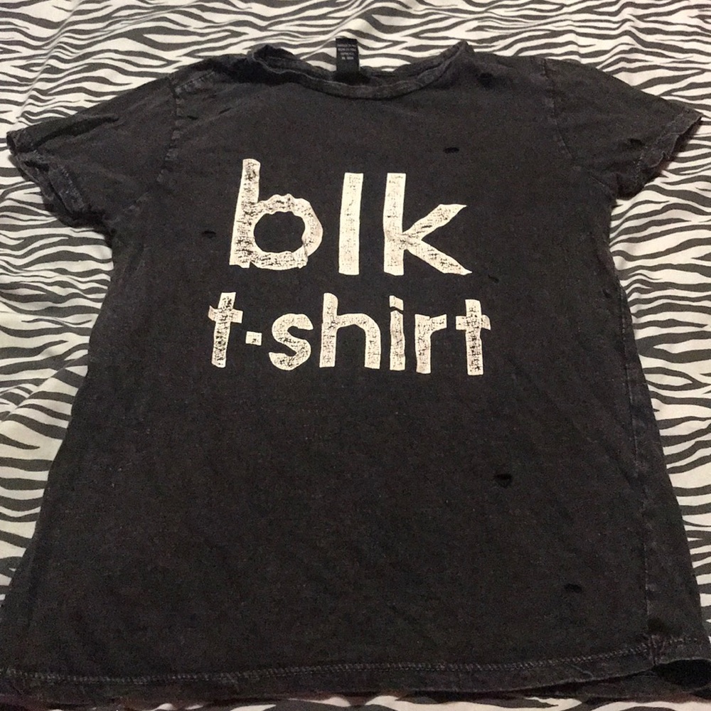 Distressed tee